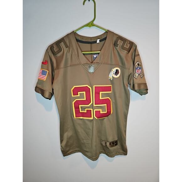 Nike Washington Redskins CHRIS THOMPSON #25 Jersey Youth Sz L Salute To Service - Picture 1 of 10